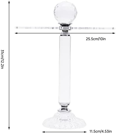 Headery Crystal Stemware Rack with 6 Hooks