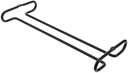 Cabilock Red Wine Glass Holder Rack - Space-Saving Black Design