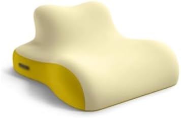 Light Yellow Bed Rest Pillow with Neck Support