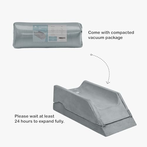 LightEase Adjustable Leg Elevating Pillow for Post Surgery Recovery