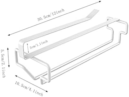 2 Pack White Wine Glass Holder for Cabinet and Bar 1