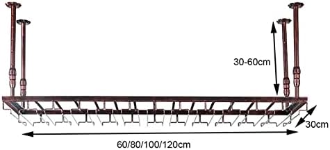 Adjustable Height Wall-Mounted Wine Rack