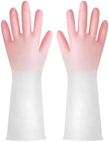 Beiqingyang Reusable Kitchen Rubber Gloves 1