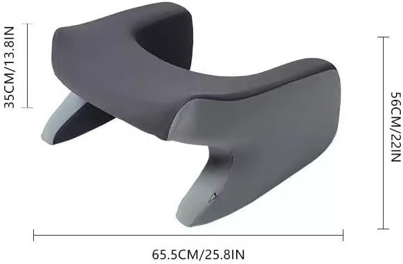 Ergonomic Memory Foam Armrest Pillow with Large Lap Desk