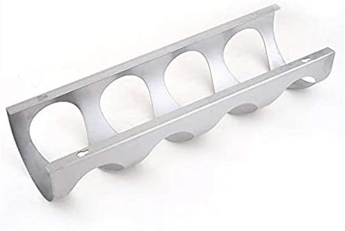 BOCbco Tabletop Wine Rack for 4 Bottles Stainless Steel Silver