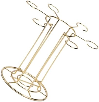 Cabilock Iron Wine Glass Holder Rack for Kitchen Bar