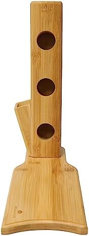 RoyalHouse Bamboo Wine Rack 3 Compartments