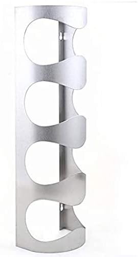 BOCbco Tabletop Wine Rack for 4 Bottles Stainless Steel Silver