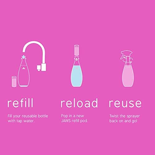 JAWS Multi-Purpose Cleaner Kit - 25 oz Refillable Bottle 2 Lavender Scented Refills
