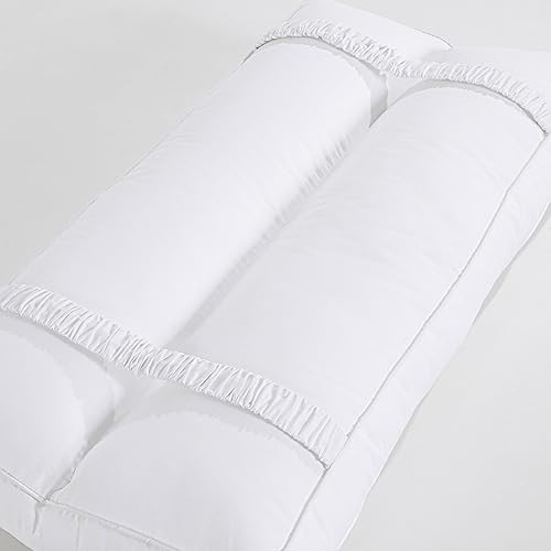 HOMBYS Knee Pillow for Side Sleepers 3 Height Cotton Leg Pillow