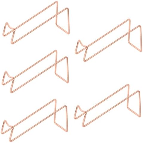 Wakauto 5pcs Metal Wine Holder for Kitchen and Bar Storage