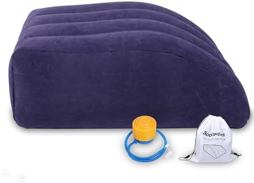 INFLATEFLY Leg Elevation Pillow - Inflatable Wedge for Comfort and Recovery
