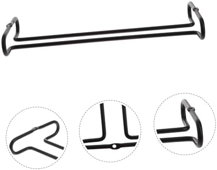 1Pc Creative Black Iron Wine Glass Hanger Rack 1