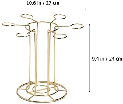 OSKOE Rose Gold Freestanding Wine Glass Rack