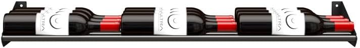 Ultra Wine Racks Showcase Horizontal Row - Black Modular