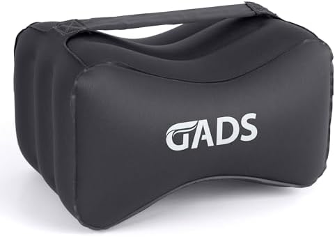 Gads Inflatable Knee Pillow for Side Sleepers - Travel Pain Relief