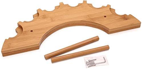 BOCbco Hoyx Wine Rack - Bamboo Storage for 6 Bottles