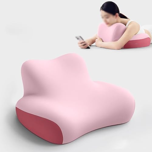 JYHHCYS Memory Foam Prone Reading Pillow Pink
