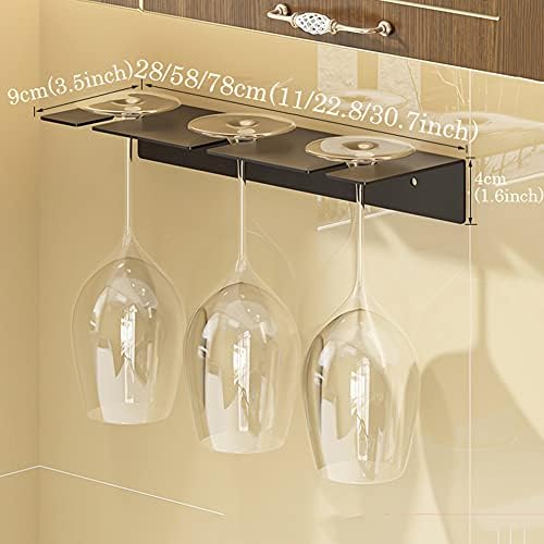Sturdy Wall Mounted Wine Glass Rack with Easy Installation 1