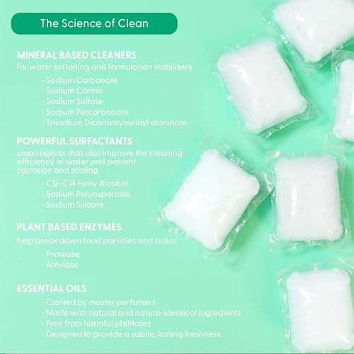 Lavapod Natural Dishwasher Pods 60 Count