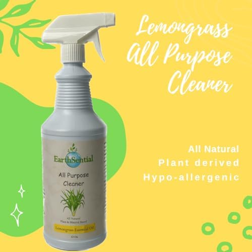 EarthSential Lemongrass Oil All Purpose Cleaner 32oz Spray