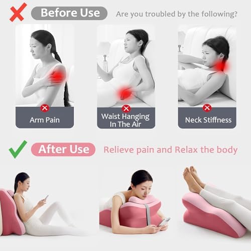 JYHHCYS Multifunctional Prone Pillow for Reading and Sleeping