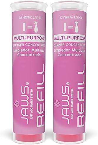 JAWS Multi-Purpose Cleaner Kit - 25 oz Refillable Bottle 2 Lavender Scented Refills