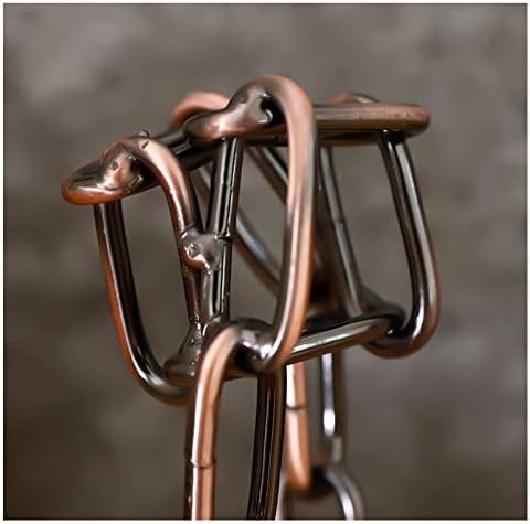 BOCbco Bronze Wine Rack with 6 Bottle Capacity