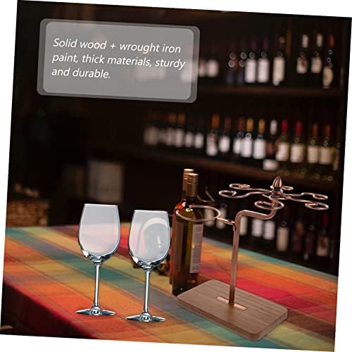 1pc Freestanding Wine Glass Rack for Home and Party Use 1