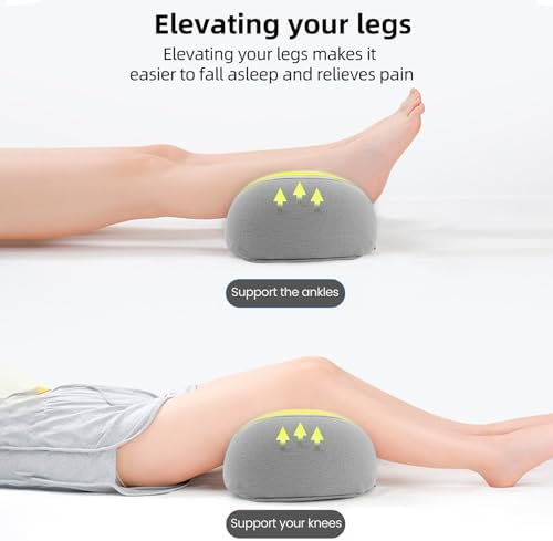 UTJZIB Knee Pillow for Sciatica Relief - Memory Foam Leg Support