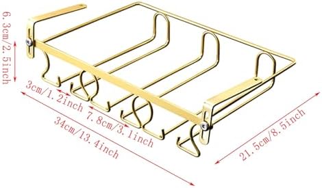 Adjustable Wine Glass Holder No Drilling for Cabinet and Bar 1