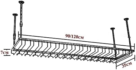 ZJDYDY Bronze Wall-Mounted Wine Rack