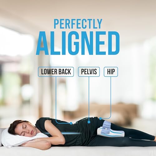 Lumia Wellness Orthopedic Long Knee Pillow for Side Sleepers 1