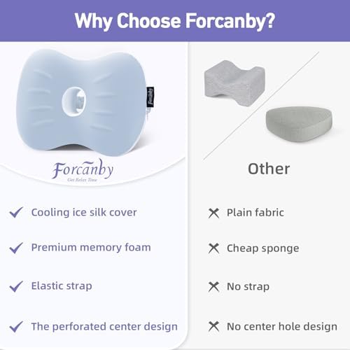 Forcanby Leg Knee Pillow for Side Sleepers 1