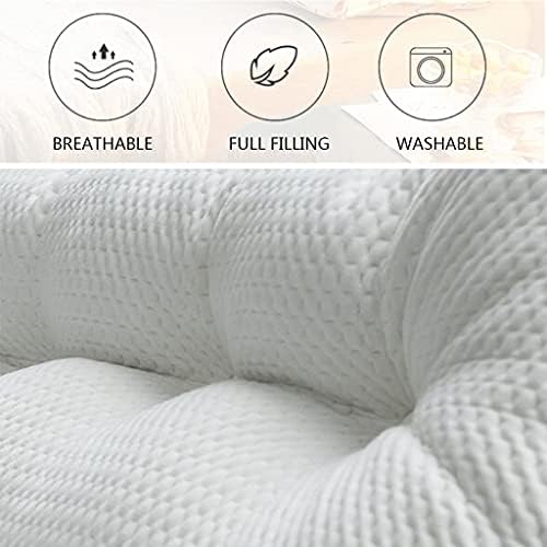 ZZYK Large Triangular Headboard Pillow with Removable Cover