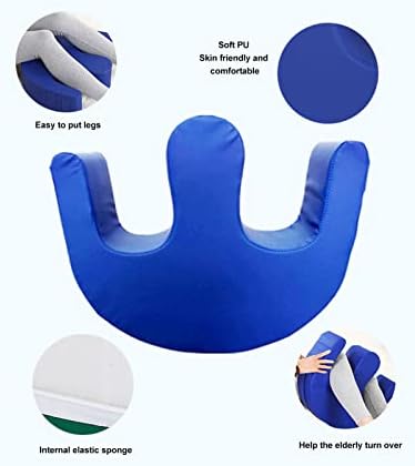 Septpenta Bedridden Elderly U Turn Pillow Multi-Functional Waterproof Blue