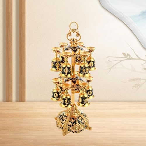 SiaBiced 2 Layer Metal Wine Glass Holder Stand