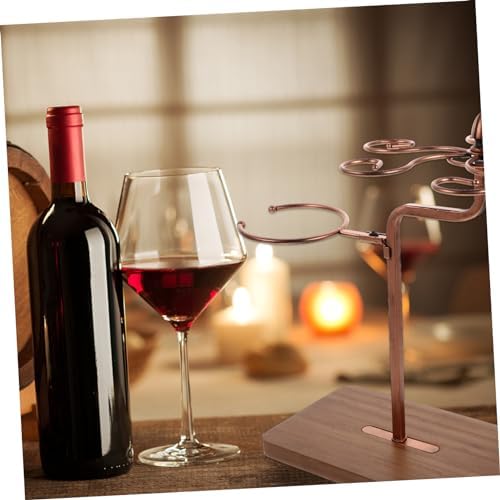 1pc Freestanding Wine Glass Rack for Home and Party Use 1