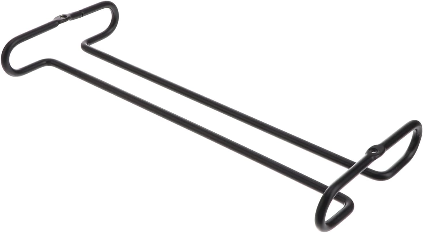 MAGICLULU Wine Glass Hanger Rack Black