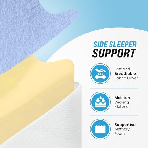 Lumia Wellness Orthopedic Long Knee Pillow for Side Sleepers 1