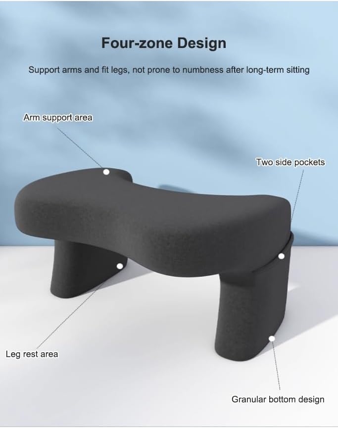 Ergonomic Lap Desk with Memory Foam Support