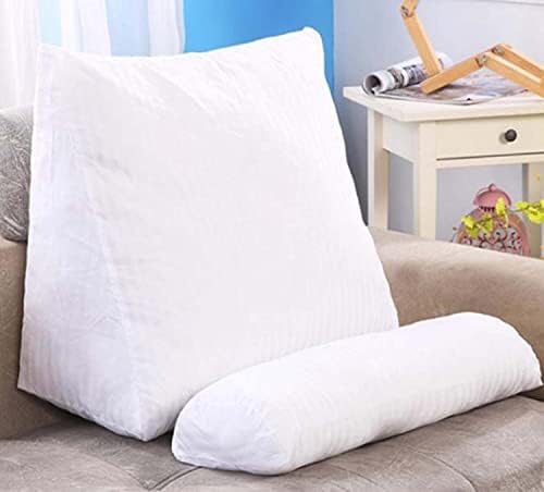 FNHY Portable Triangular Lumbar Pillow with Zipper - Coffee 45x45x20cm