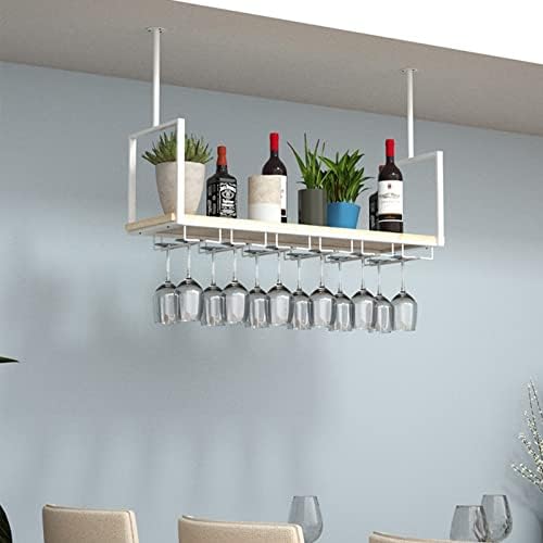 ZJDYDY Floating Ceiling Wine Rack for Home Decor