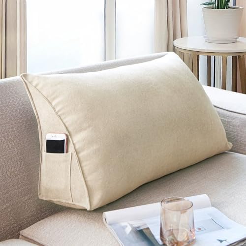 yonwait Wedge Pillow for Bed and Sofa Reading Support