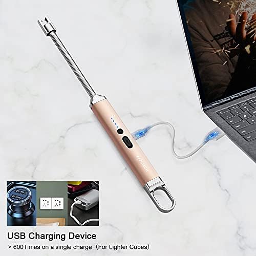 ARECTECH Flameless Rechargeable USB Lighter with 360 Rotatable Neck