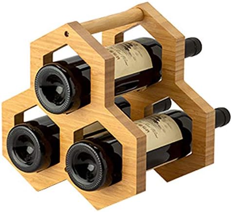 BOCbco 3-Bottle Tabletop Wine Rack Holder