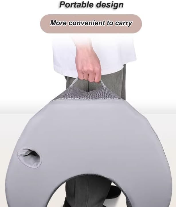 Memory Foam Reading Pillow with Lap Desk Support