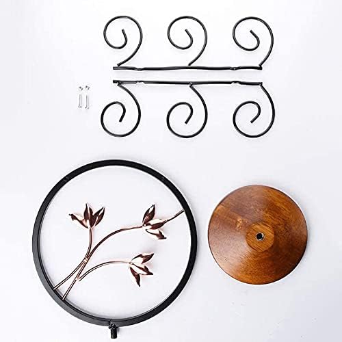 6 Hook Freestanding Wine Glass Rack with Wrought Iron Design