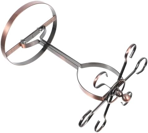 Ciieeo Iron Wine Glass Rack for Kitchen Bar Storage