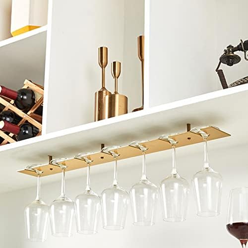 Under Cabinet Wine Glass Holder Rack for Kitchen Bar Storage